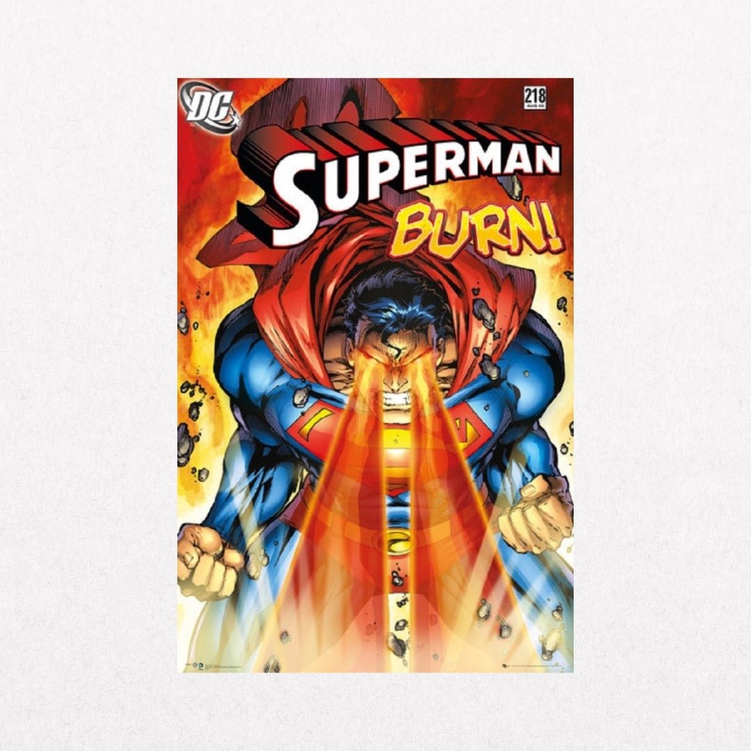 Superman - Burn - el cartel