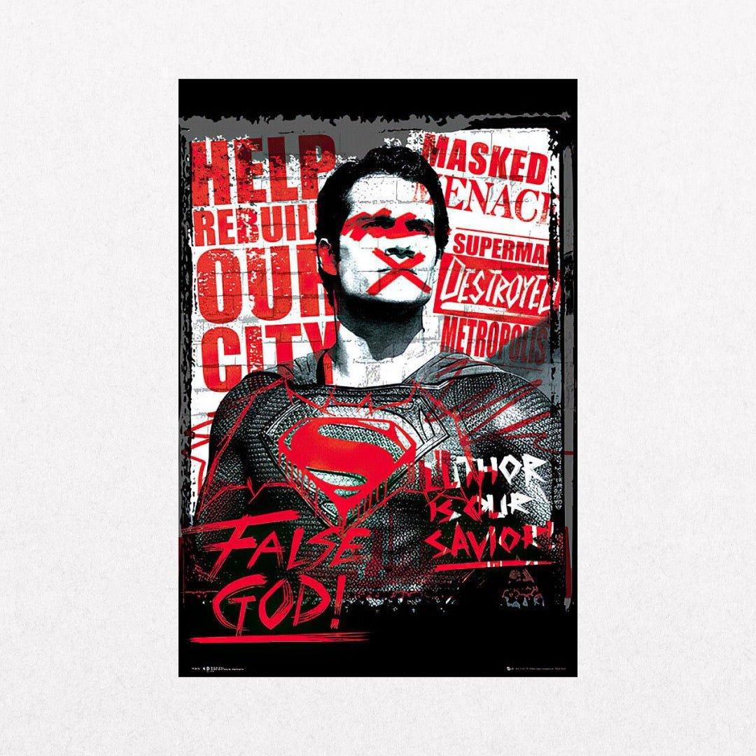 Superman - FalseGod - el cartel