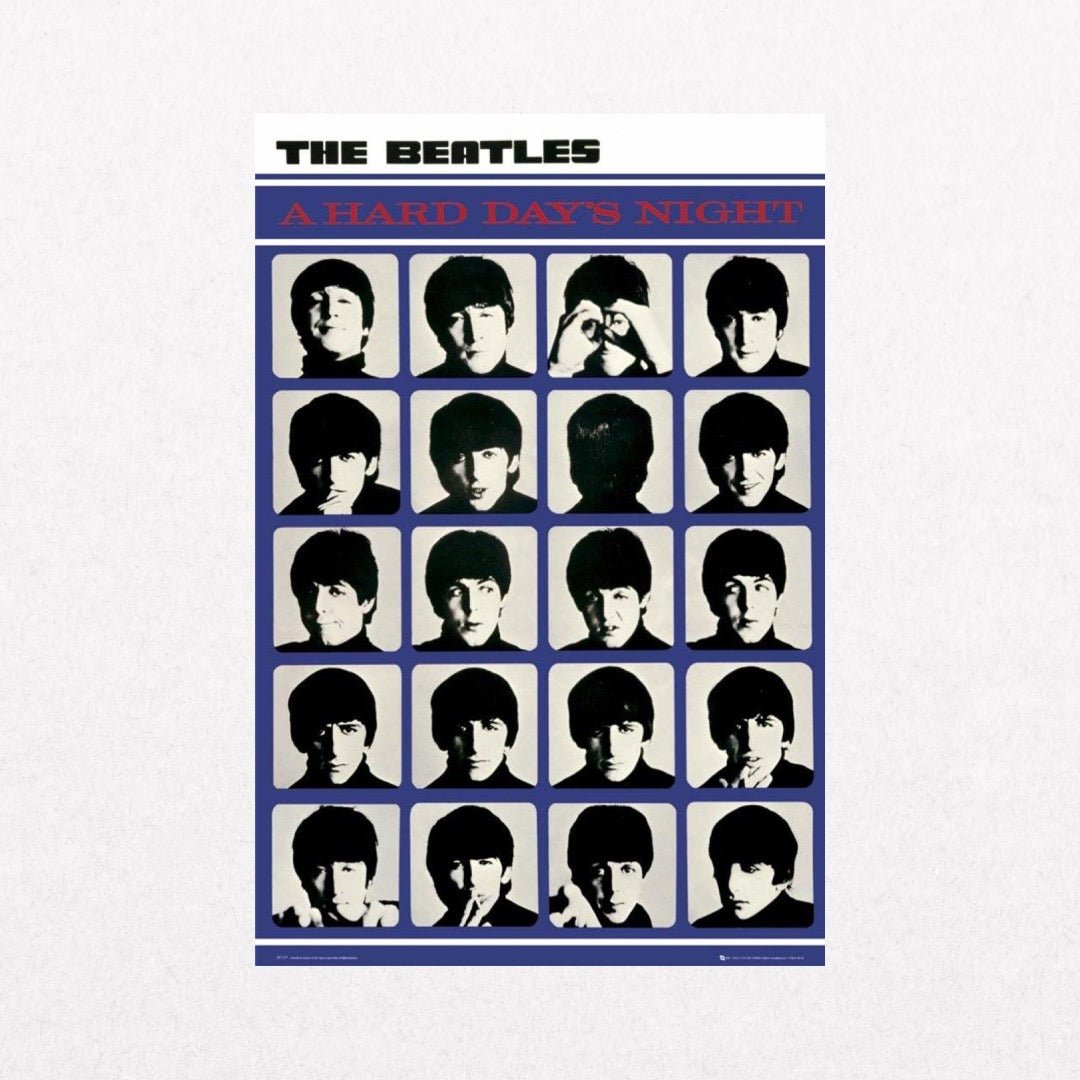 TheBeatles - AHardDaysNightAlbum - el cartel