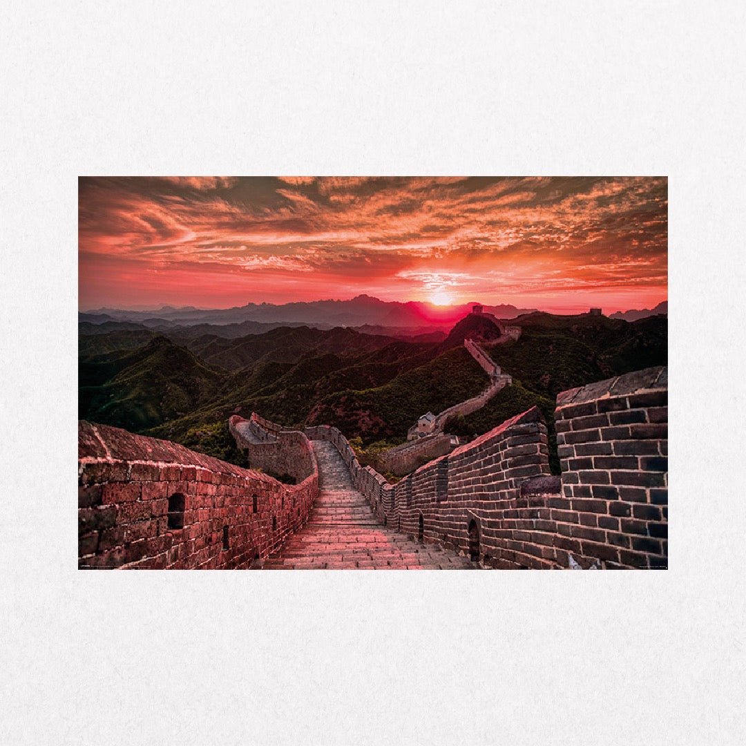 TheGreatWallofChina - Sunset - el cartel