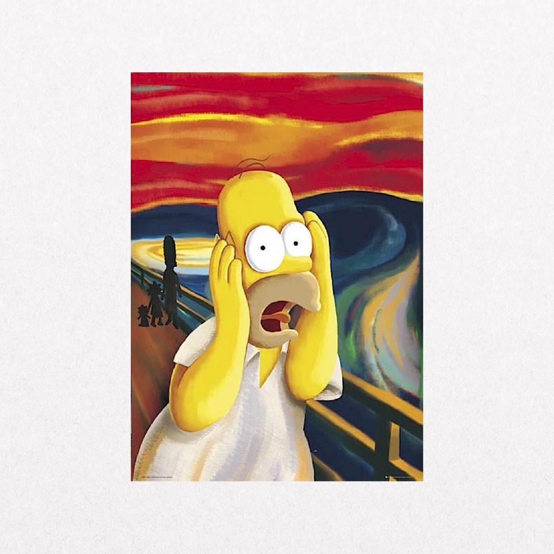 The Simpsons - Homer Scream - el cartel
