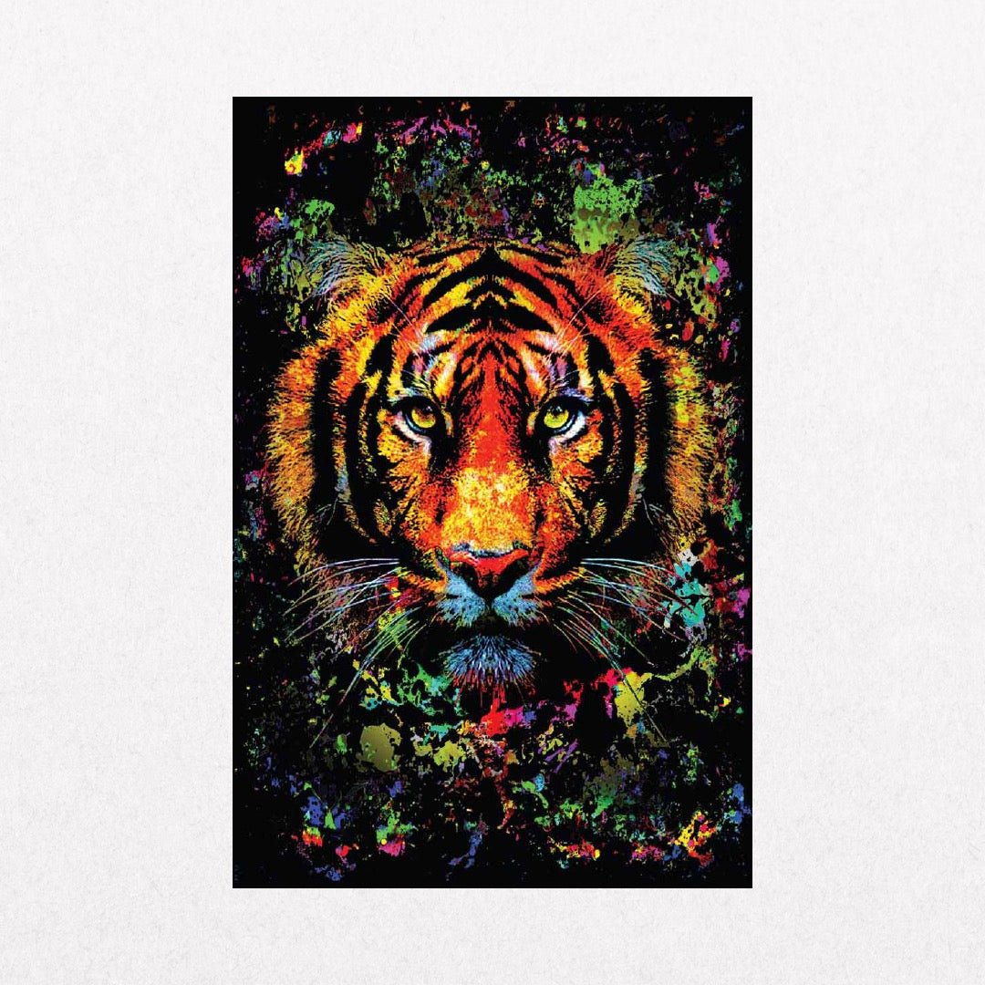 TigerPaintSplatter - NonFlockedBlacklight - el cartel