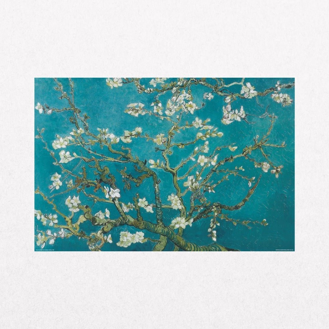 Vincent Van Gogh - Almond Blossom Teal - El Cartel