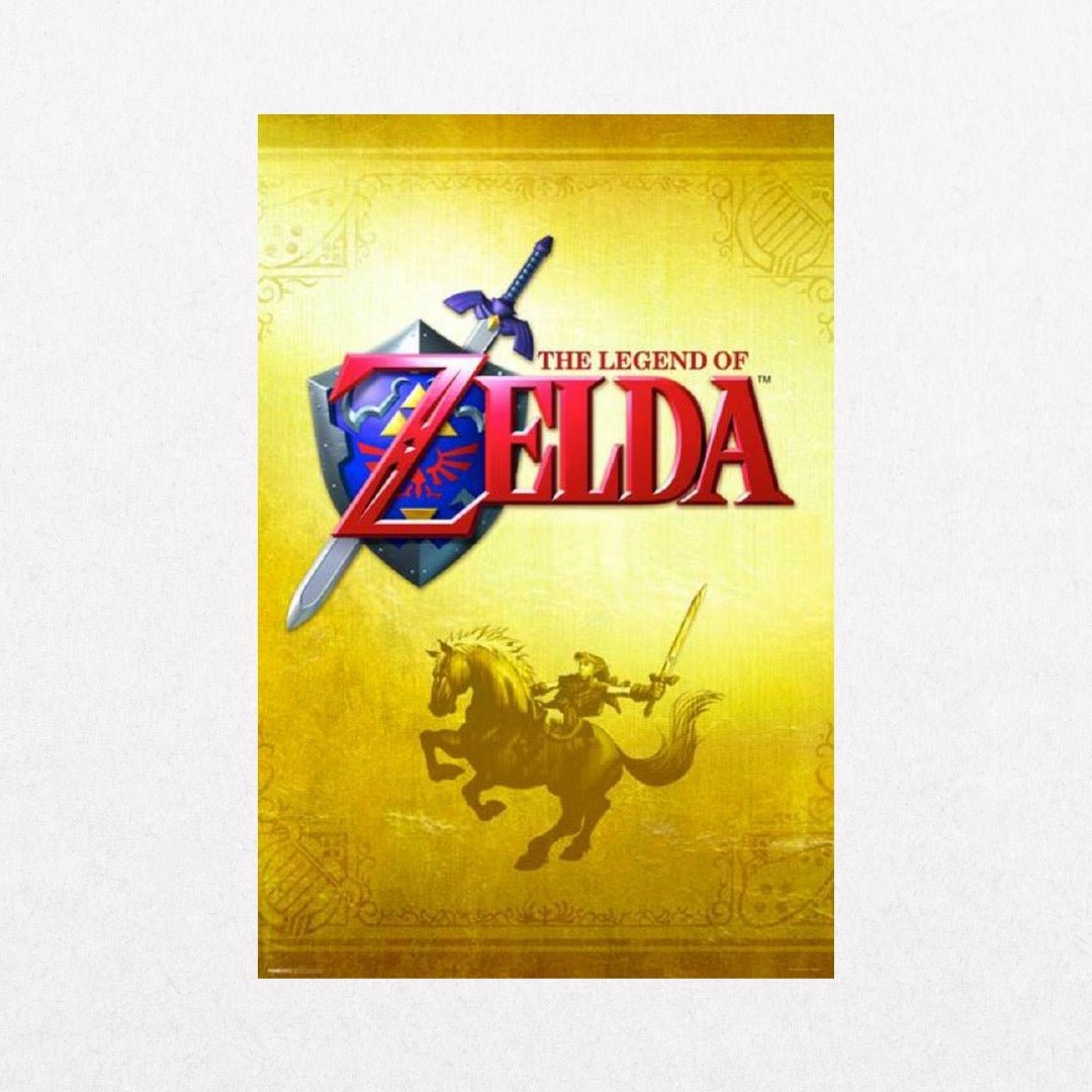 The Legend of Zelda - Gold - el cartel