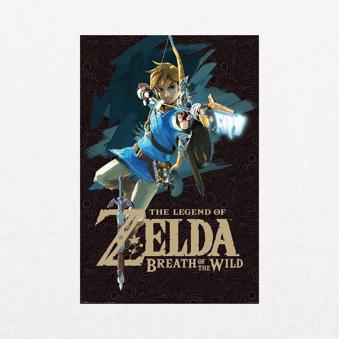 The Legend of Zelda - Link With Bow - el cartel
