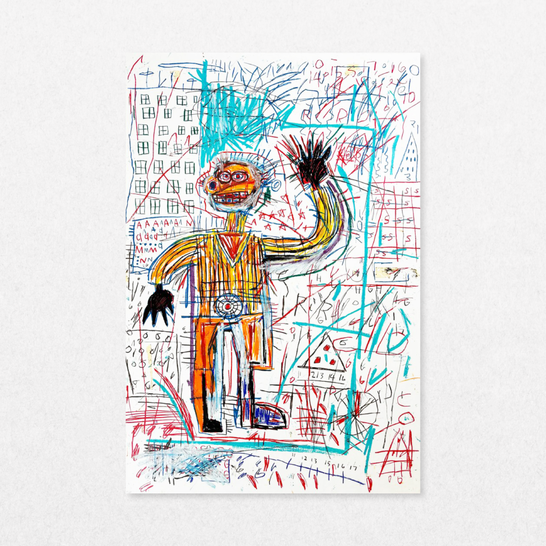Jean-Michel Basquiat - Untitled V, The Figure Portfolio