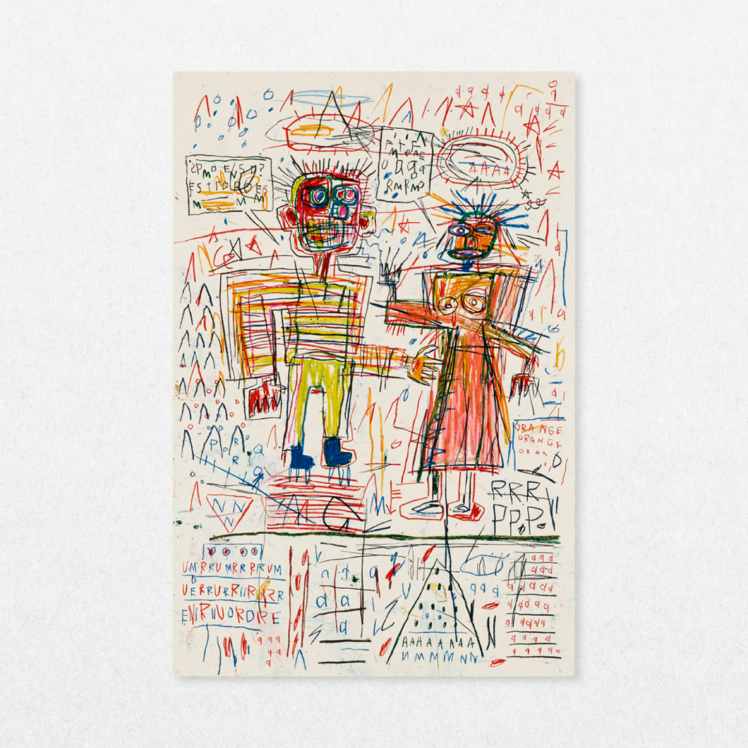 Jean-Michel Basquiat - Untitled III, The Figure Portfolio