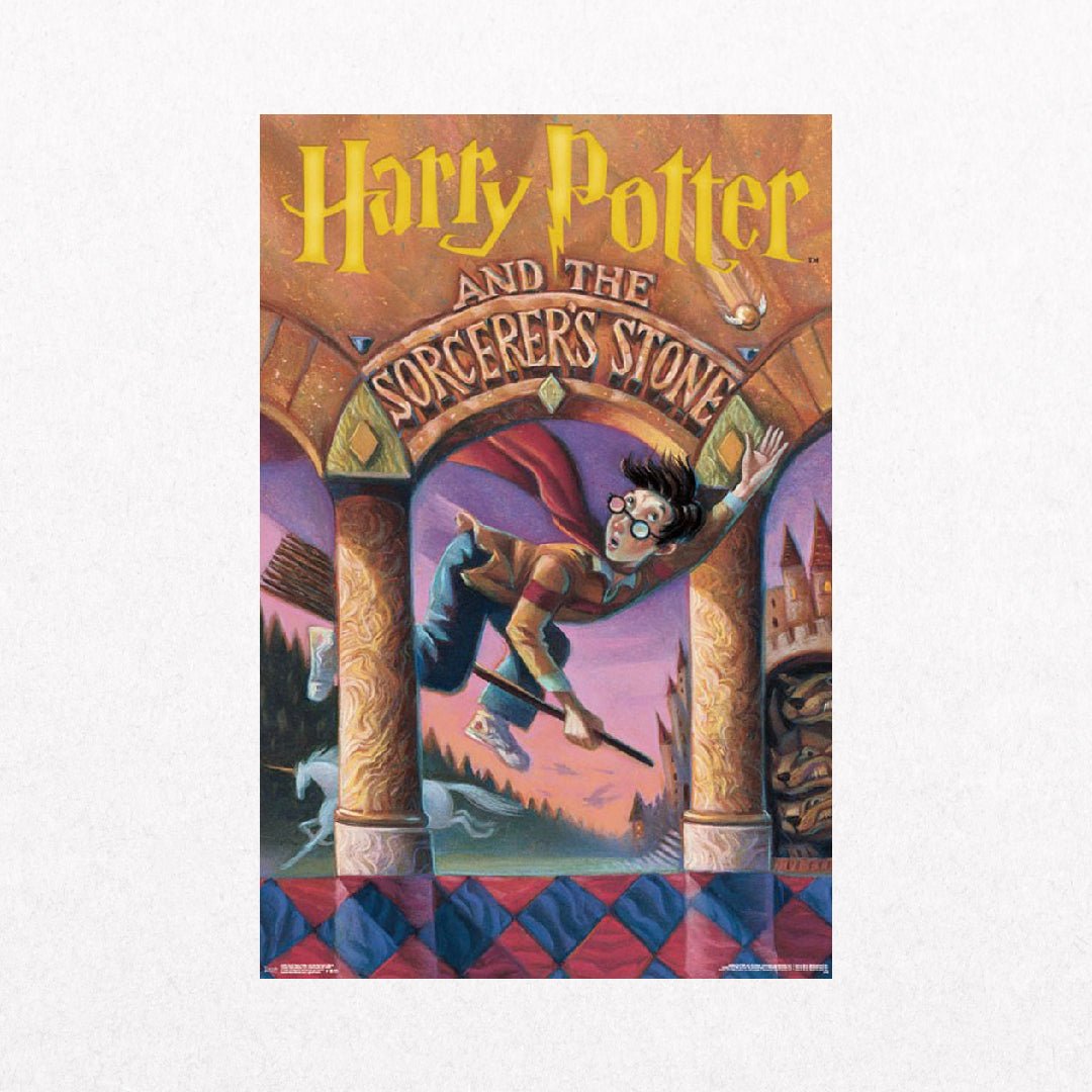 Harry Potter - The Sorcerer's Stone Book Cover - el cartel