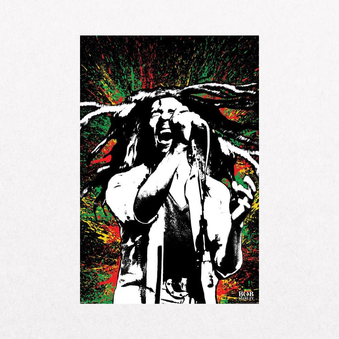 BobMarley - PaintSplash - el cartel