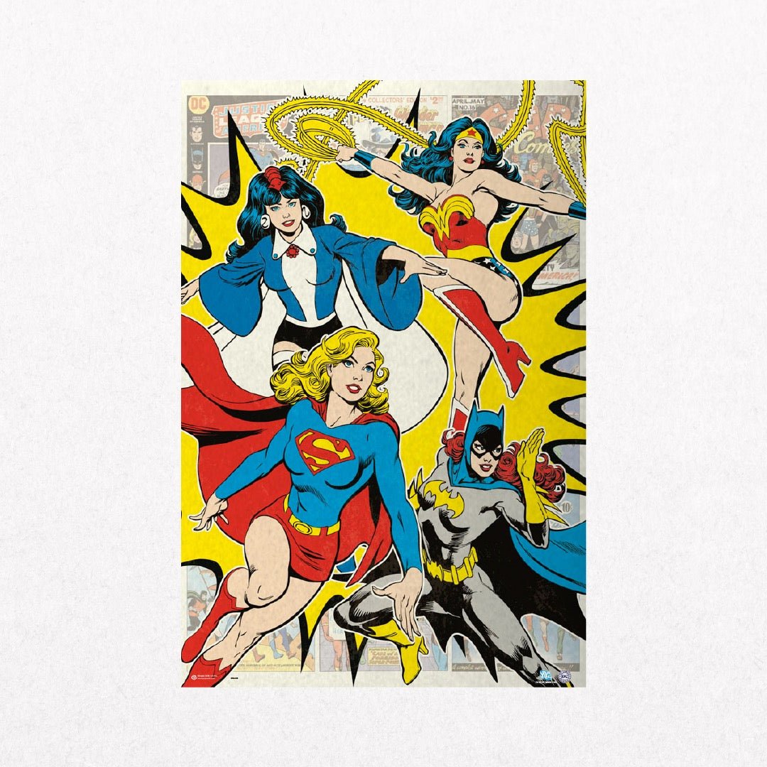 DCComics - WonderWomanZatannaSupergirlBatgirl - el cartel