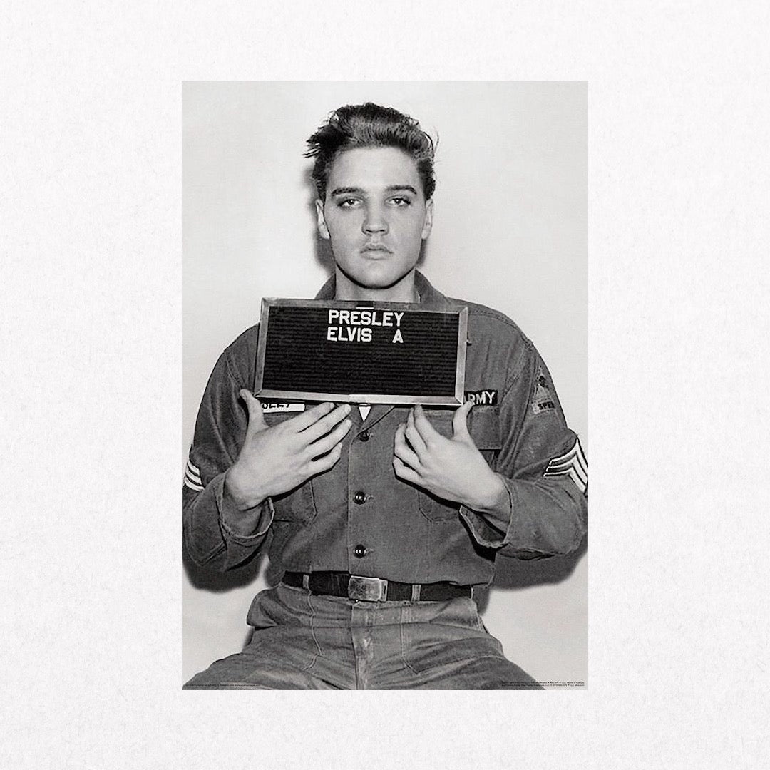 Elvis Presley - Enlistment Photo