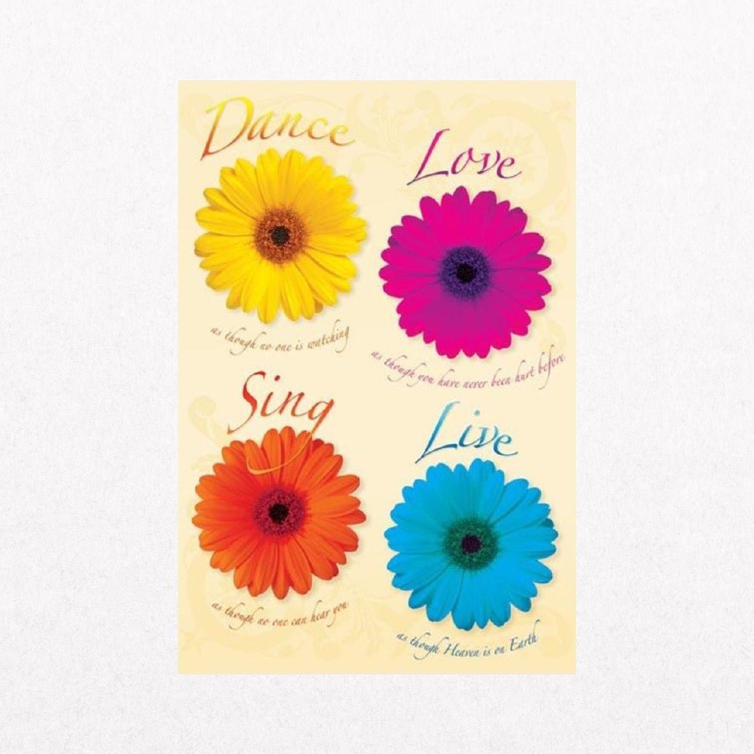 Flowers - DanceLoveSing&Live - el cartel