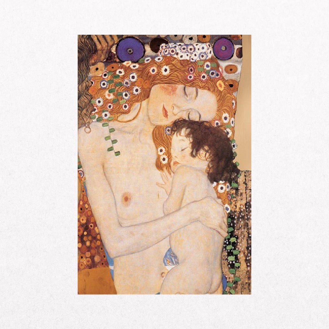 Gustav Klimt - Mother and Child - el cartel