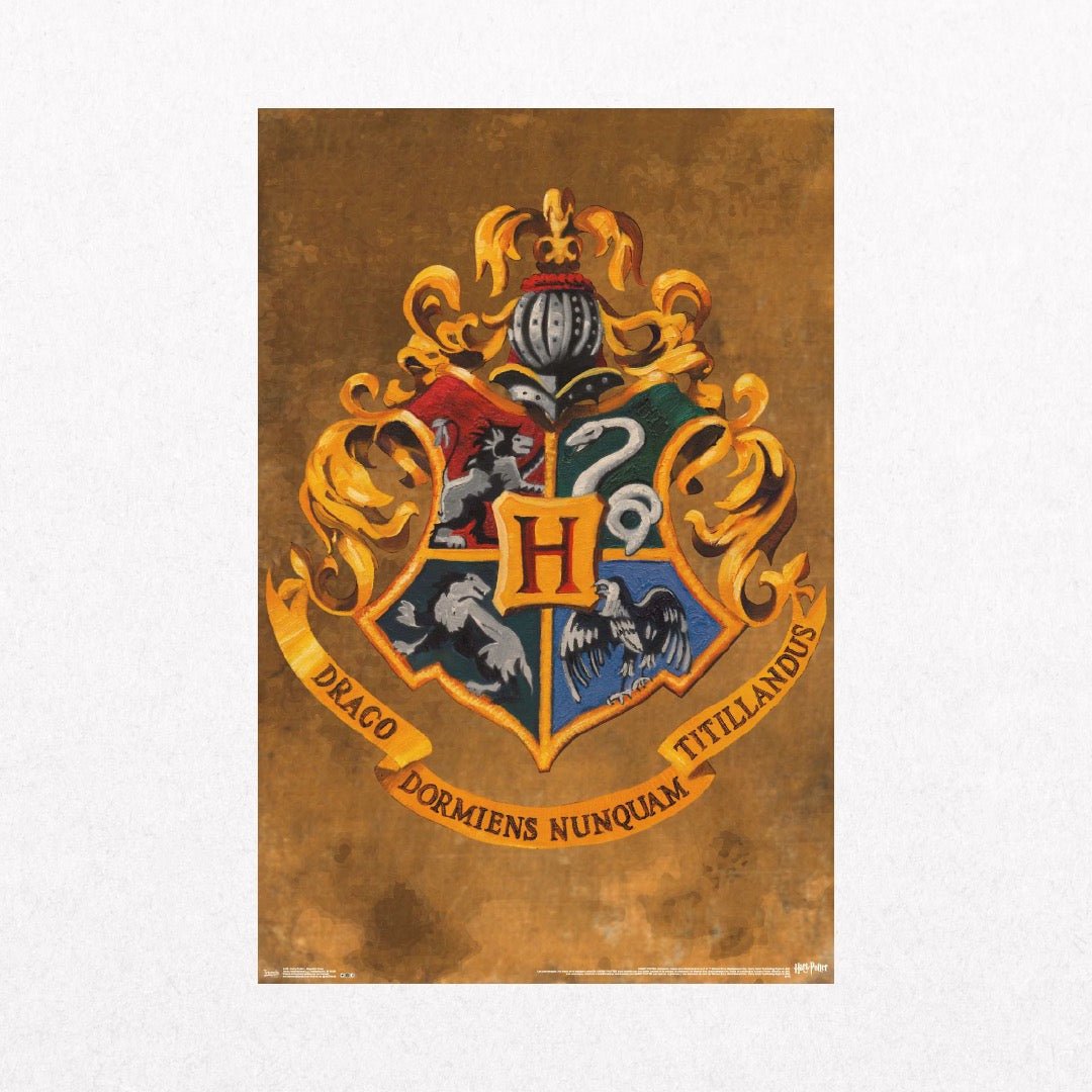 HarryPotter - HogwartsHouseCrest - el cartel