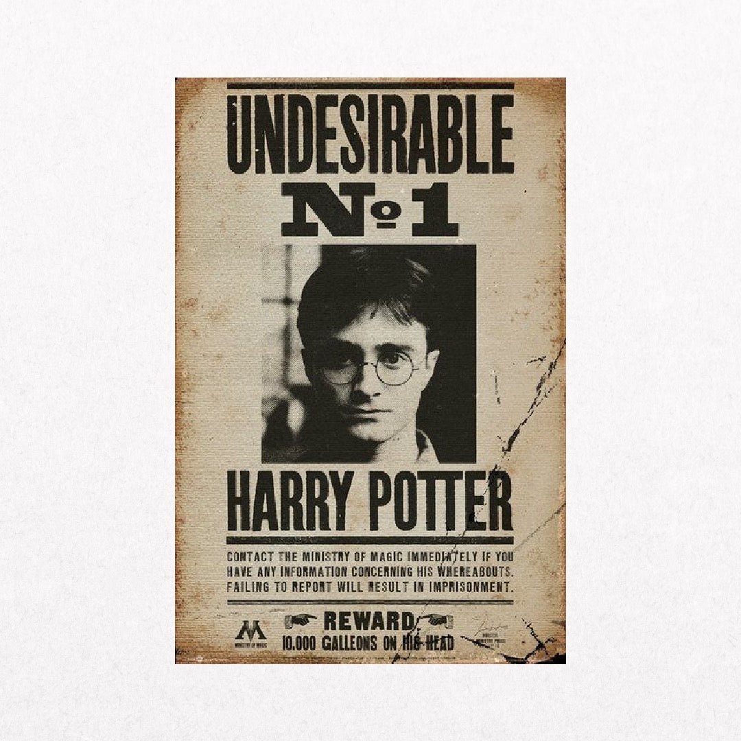 HarryPotter - UndesirableNo1 - el cartel