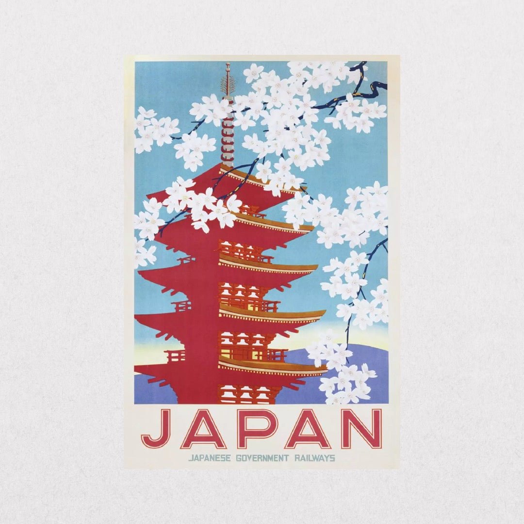Japan - Japanese Government Railways Advertising - el cartel