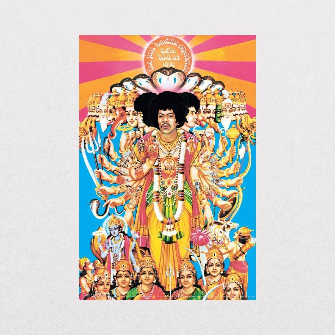 JimmiHendrix - BoldAsLove - el cartel