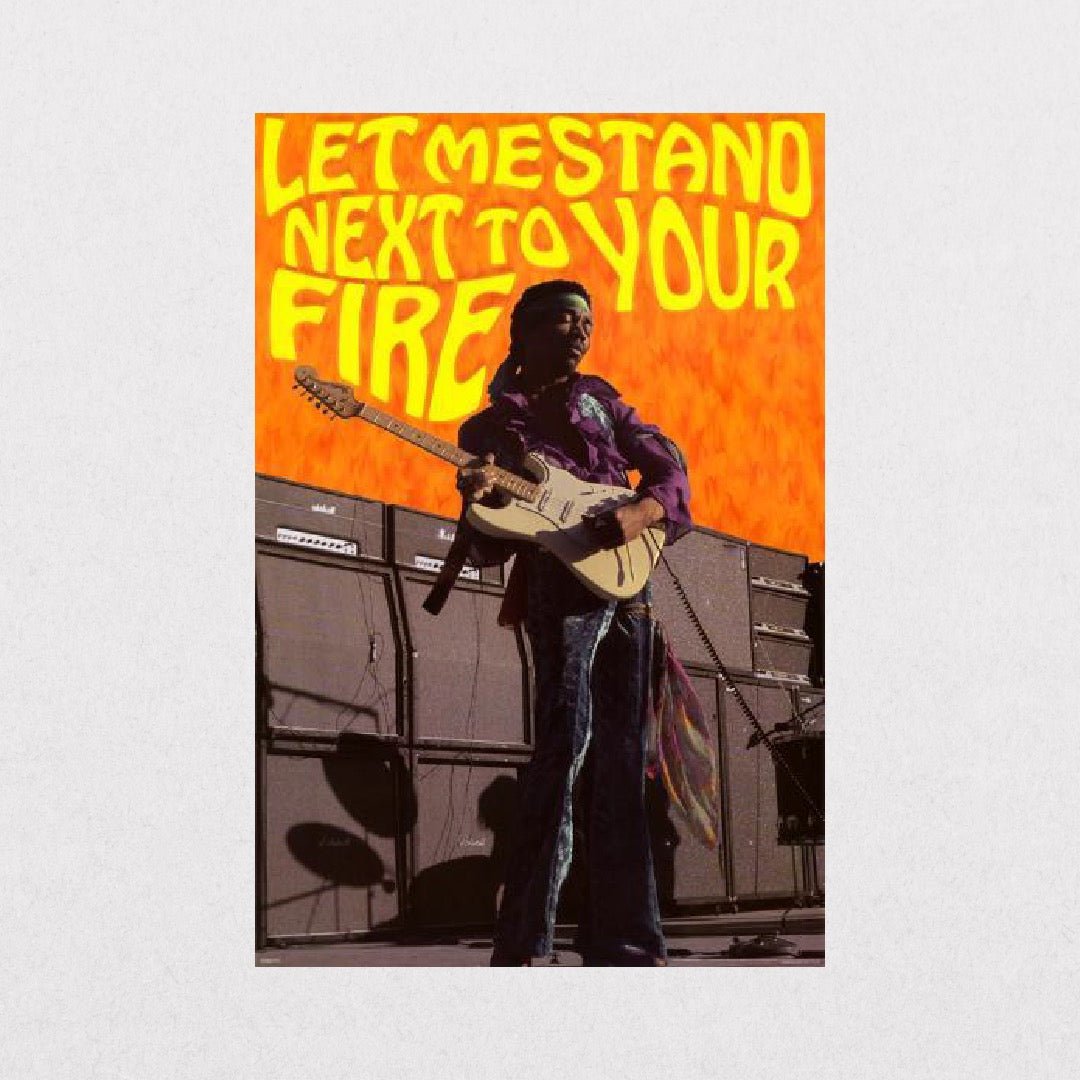JimmiHendrix - LetMeStand - el cartel
