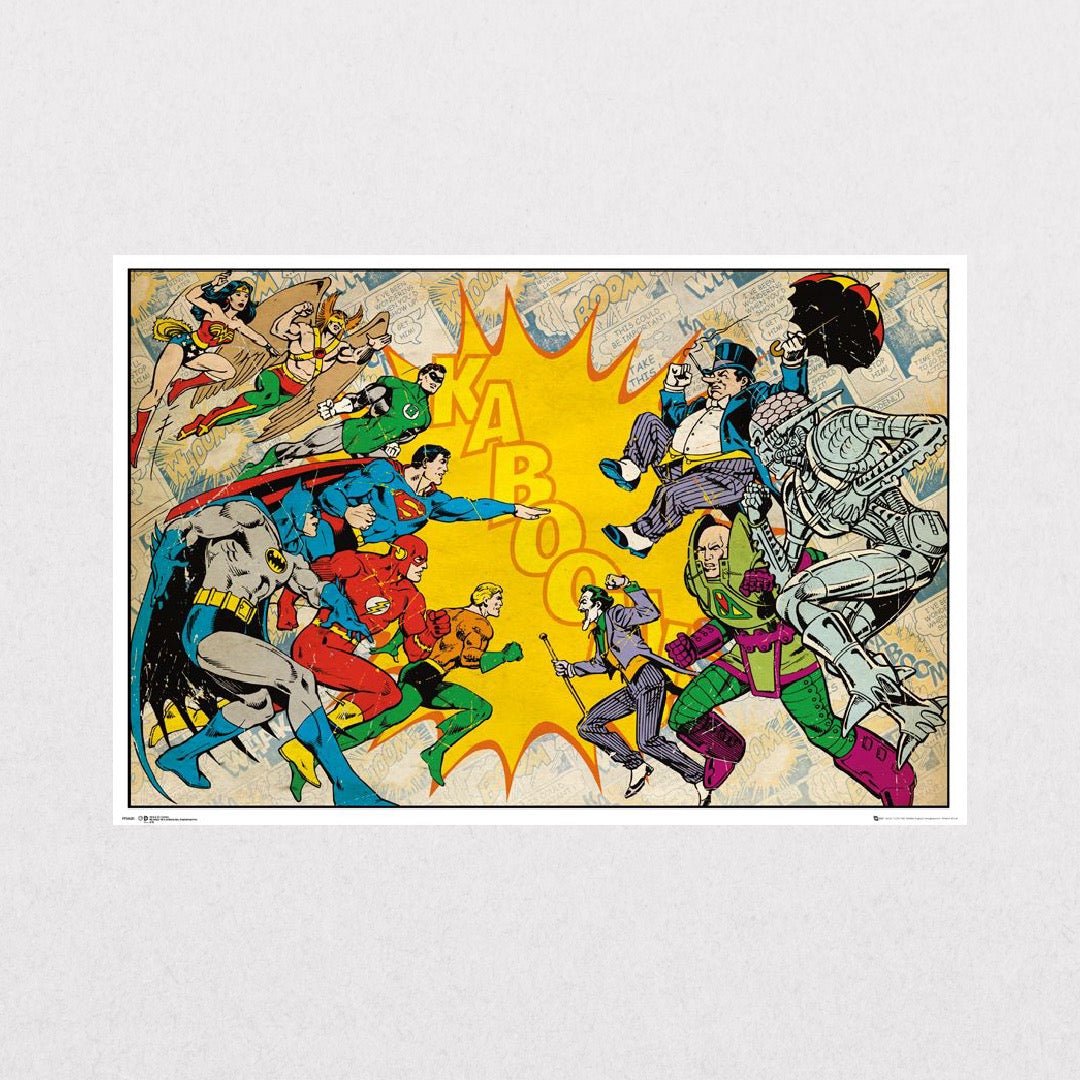 JusticeLeague - VintageKaboom - el cartel