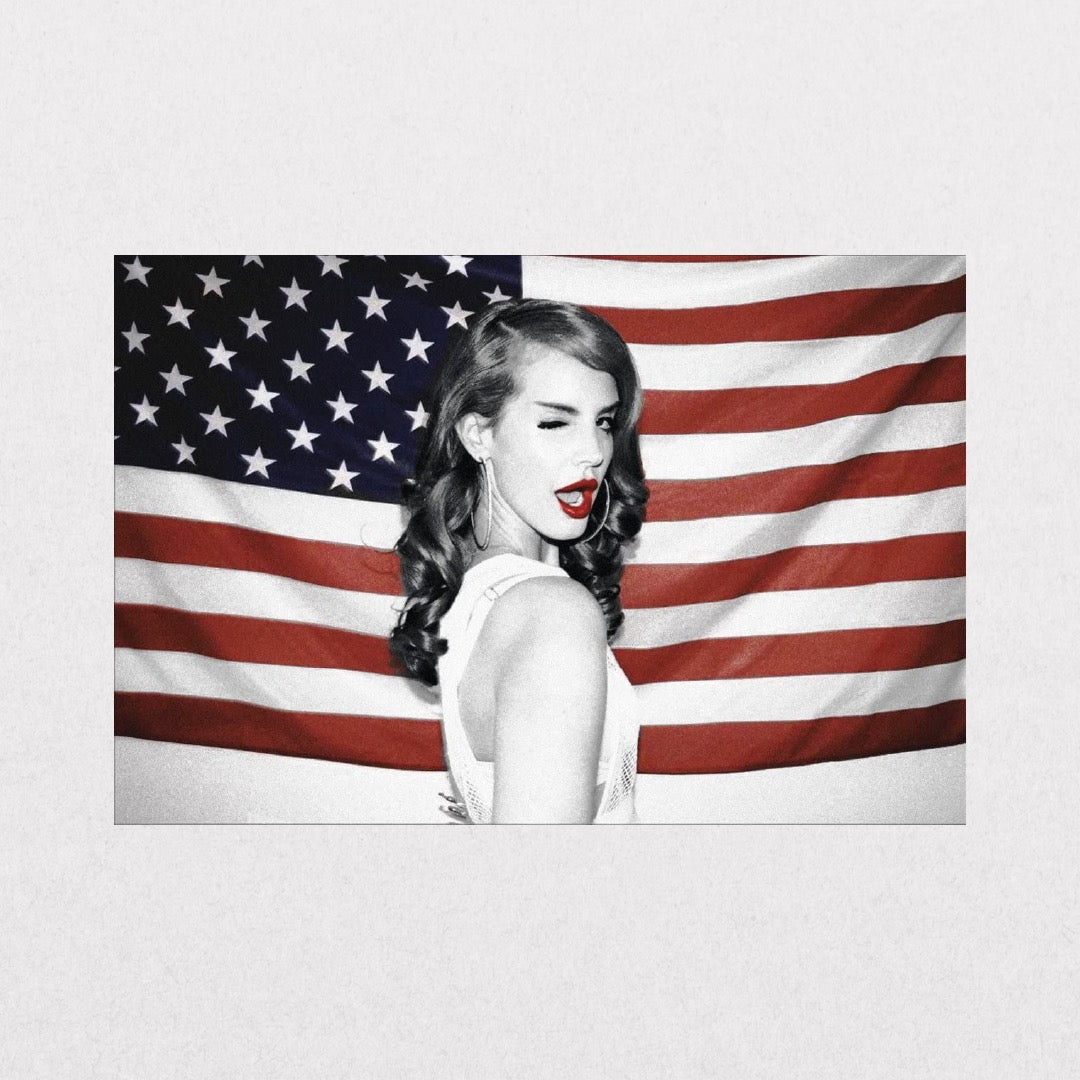Lana Del Rey - USA Flag