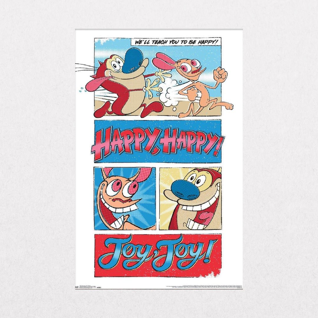 Nickelodeon - RenAndStimpy - el cartel