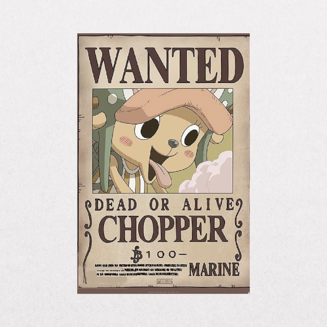 OnePiece - WantedChopper - el cartel