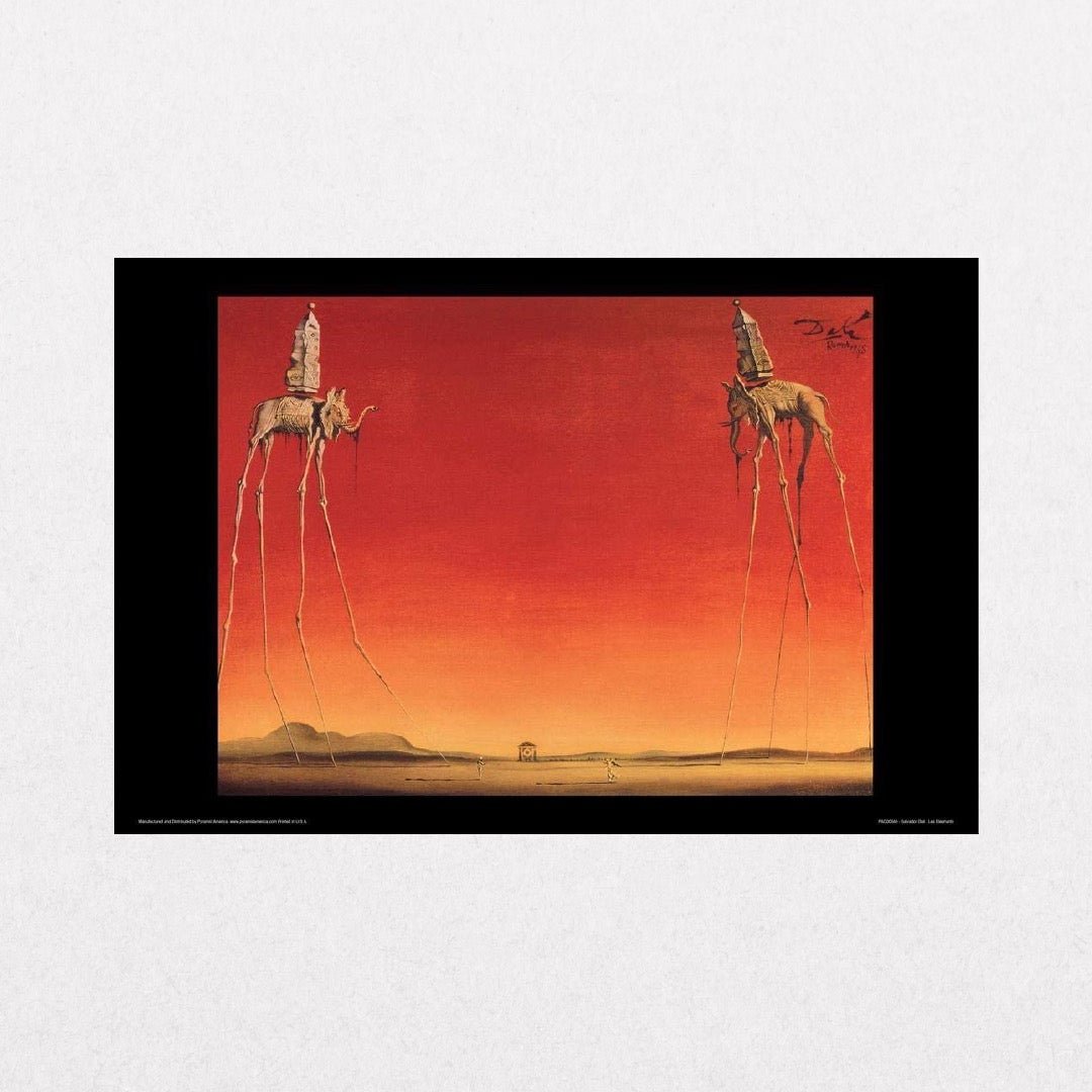 SalvadorDali - Elephants - el cartel