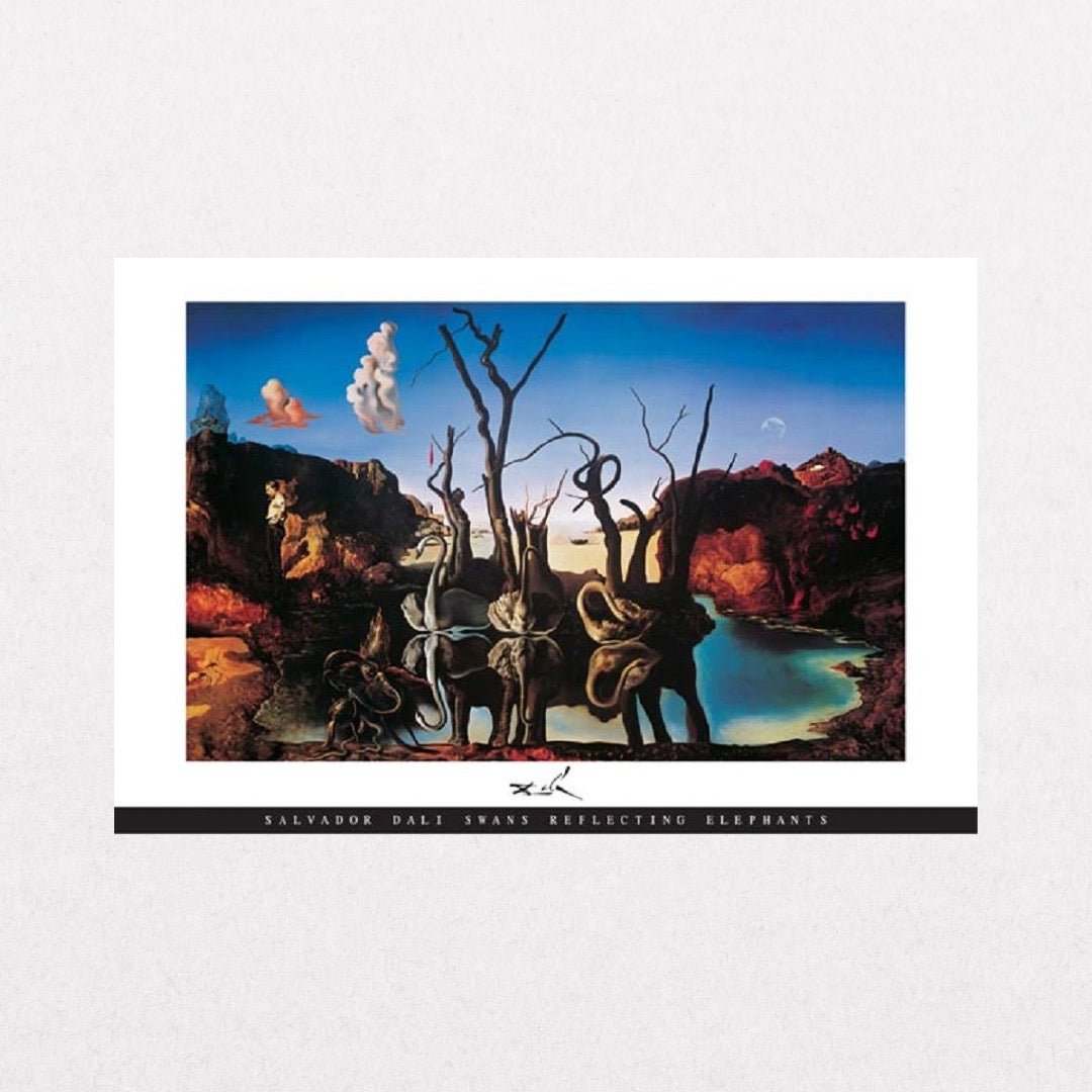 SalvadorDali - SwansReflectingElephants - el cartel