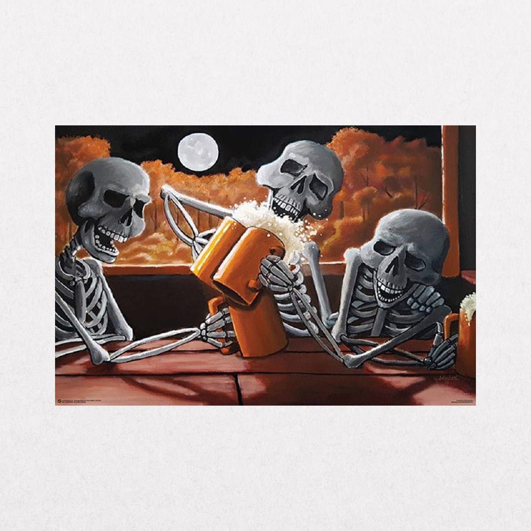 Skeletons - BoneMenDrinkers - el cartel