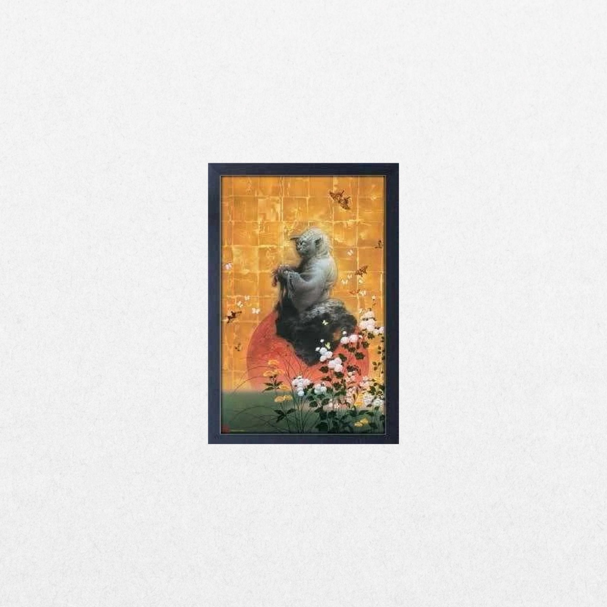 Star Wars - Yoda Flower Painting - El Cartel
