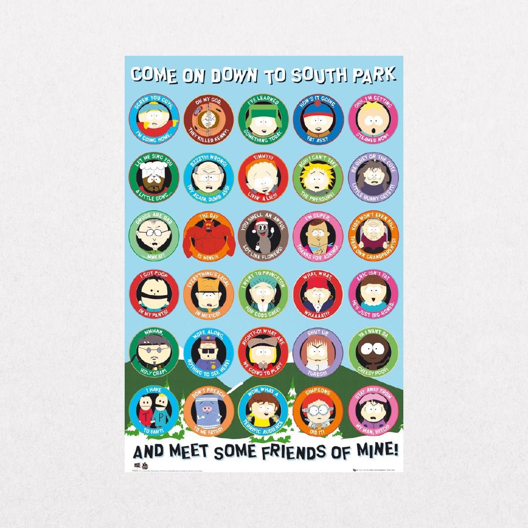 SouthPark - CharactersQuotes - el cartel