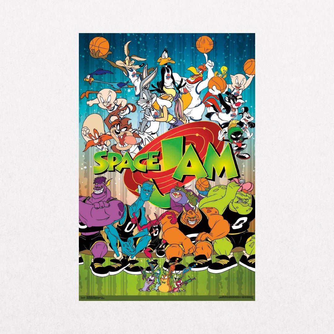 SpaceJam - LooneyTunes - el cartel