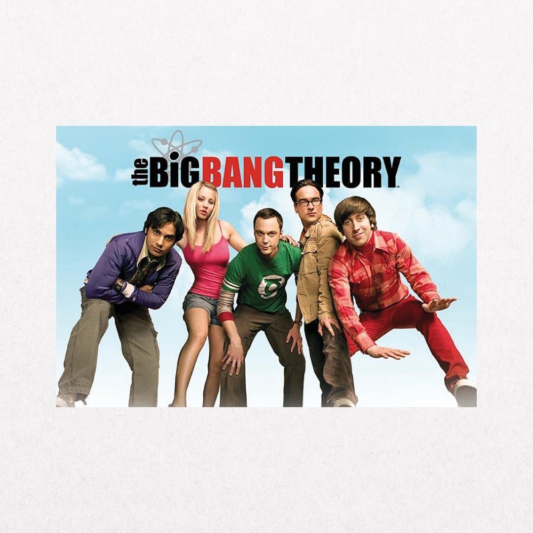 TheBigBangTheory - CastBlueSky - el cartel
