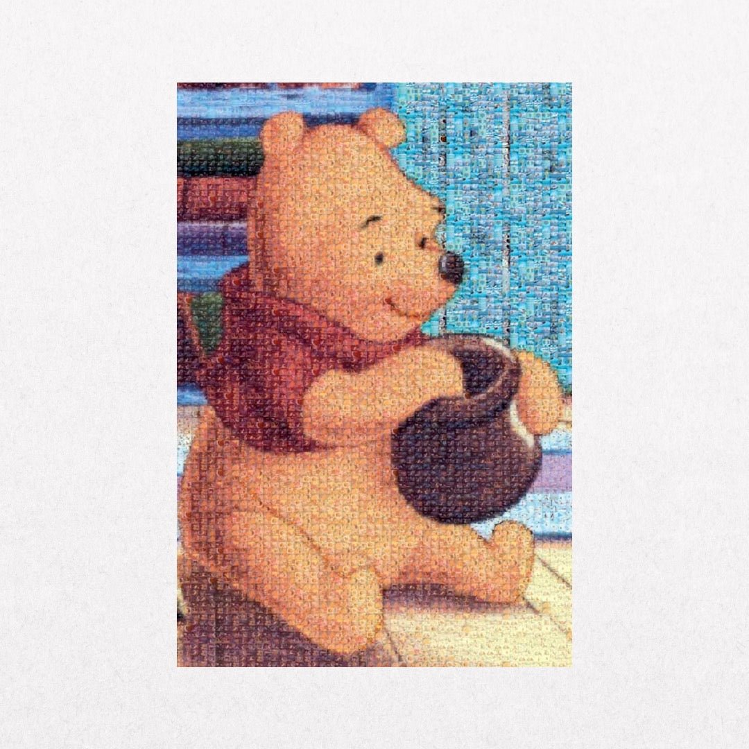 WinnieThePooh - Photomosaic - el cartel