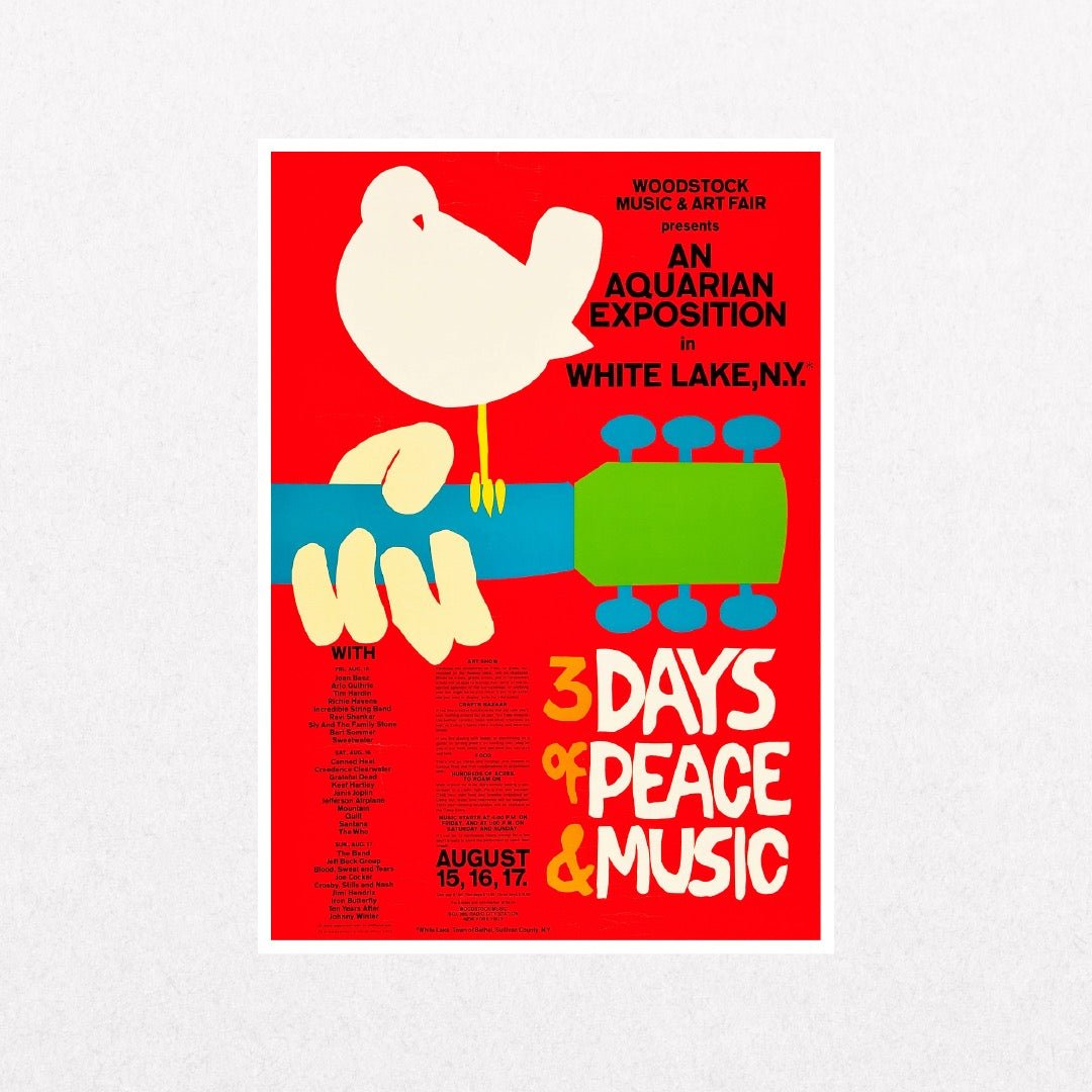 Woodstock - Red - el cartel