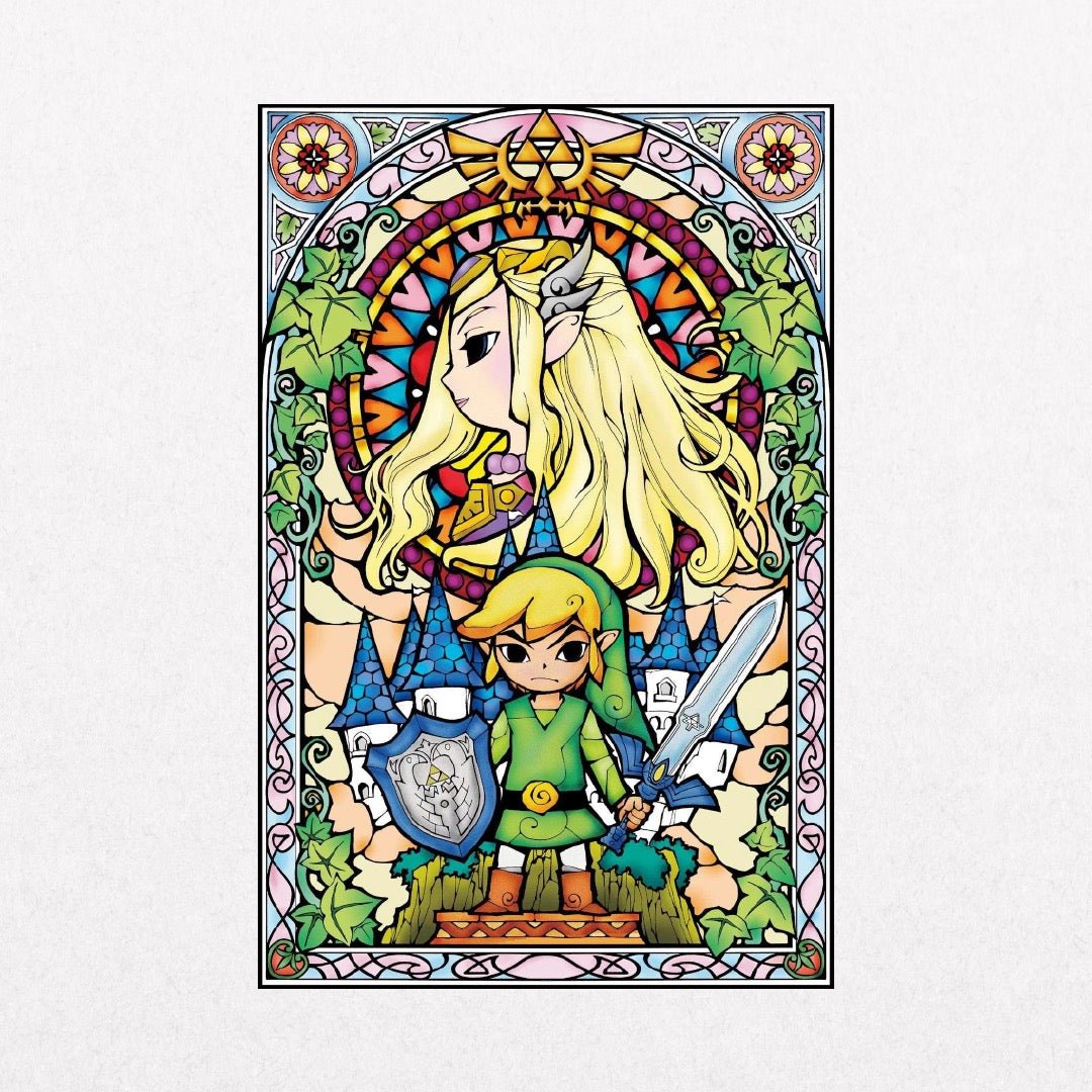 Zelda Stained Glass - el cartel