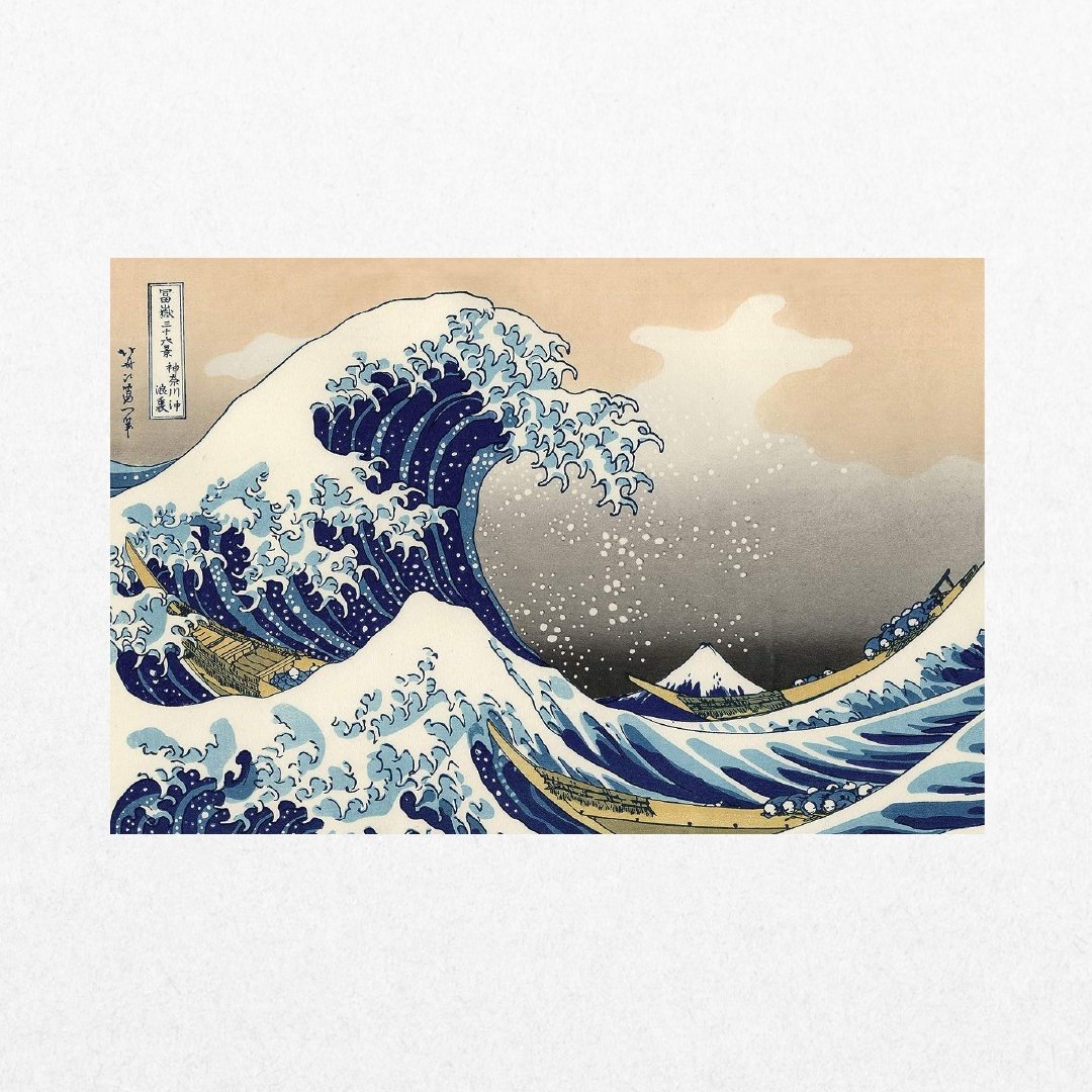 Hokusai - The Great Wave of Kanagawa, 1831 - El Cartel