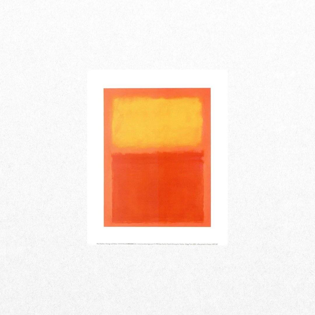 Mark Rothko - Orange and Yellow - El Cartel